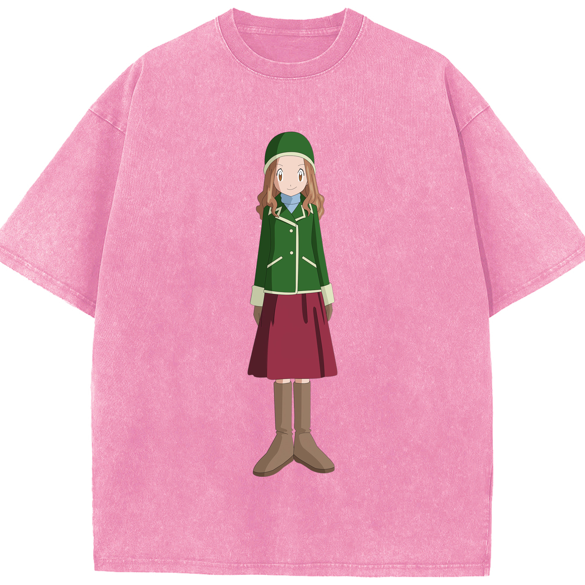 （画像用） Digimon デジタルモンスター/デジモン 綿100% ヴィンテージ風 半袖Tシャツ（フロントプリント）